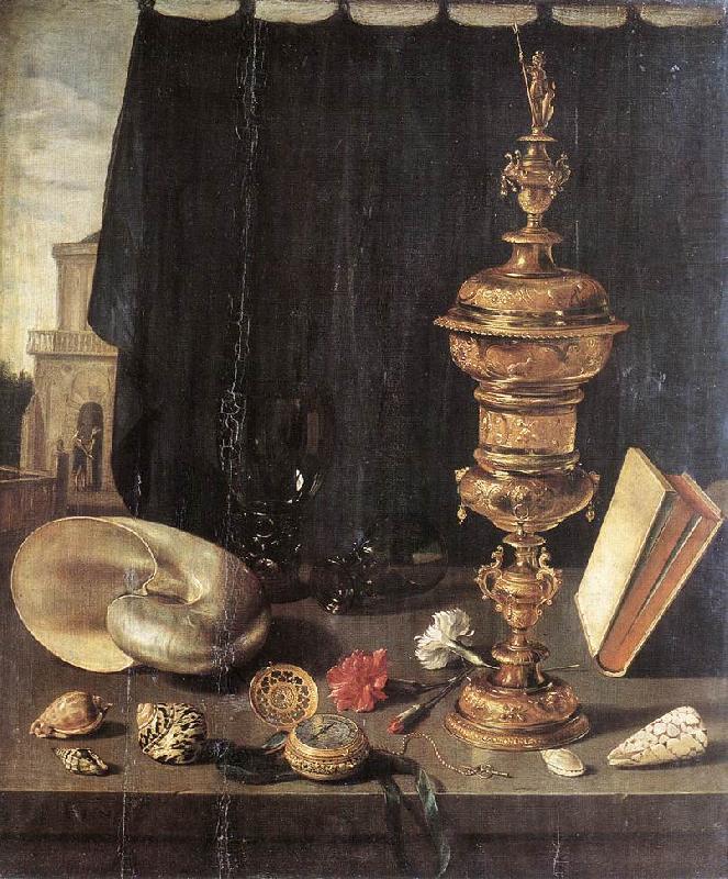 Still-life with Great Golden Goblet fg, CLAESZ, Pieter